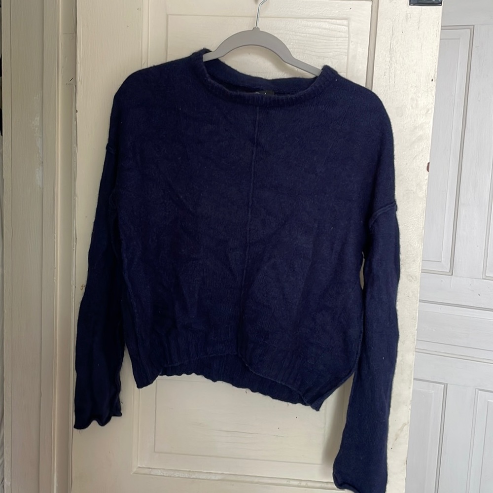Rails blue cashmere sweater